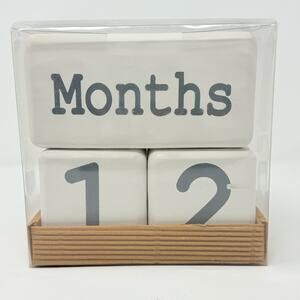 Baby Milestone Blocks Days Months Years